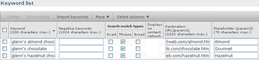 Adding values for param2 in AdCenter.