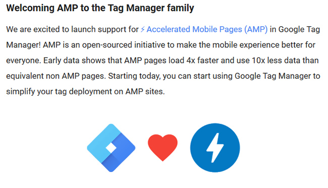 Google Tag Manager Now Supports AMP