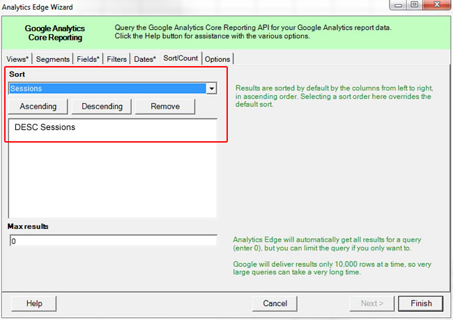 Sorting Data in Analytics Edge