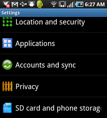 How To Access Sync Options on Android Apps