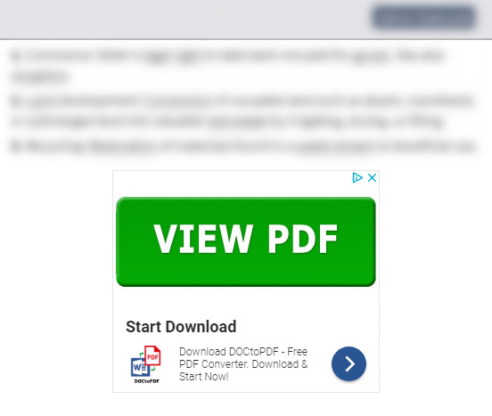 Deceptive download button.