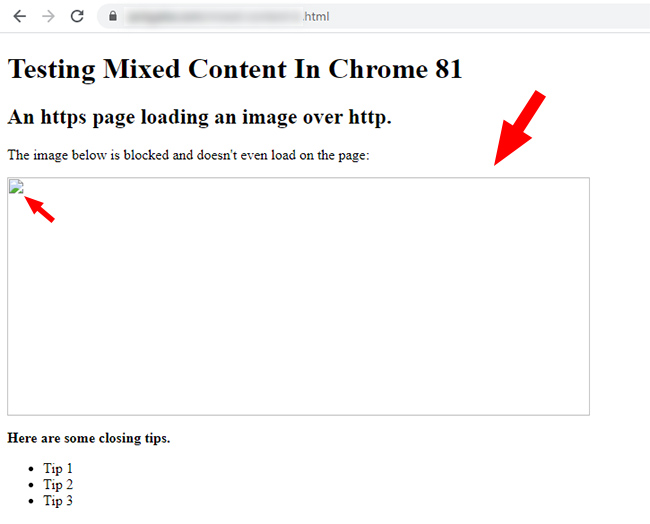 Chrome's Timeline Blocking Mixed Content – of Blocking, How Can Test Pages, and How To Prepare For Mixed Images in Chrome 81