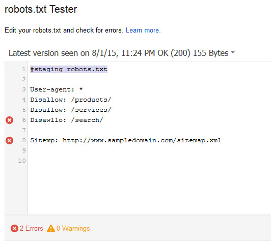 Checking Robots.txt After CMS Migration