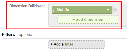 Adding Dimensions to a Custom Report in Google Analytics