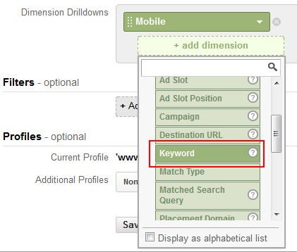 Adding More Dimensions to a Custom Report in Google Analytics