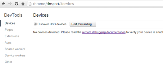 Enable USB Discovery in Chrome Desktop