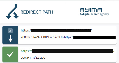 Spam redirecting users from the search results to other sites.