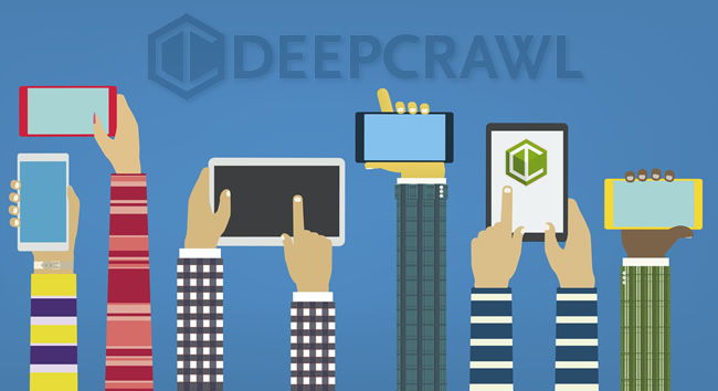 Comparing separate mobile urls to desktop using DeepCrawl's test site feature.