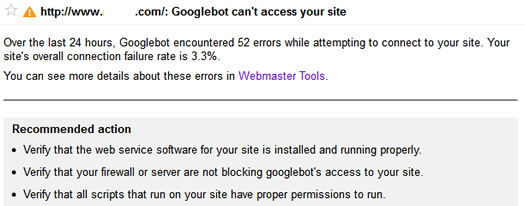 Googlebot Encountering Errors While Crawling a Website