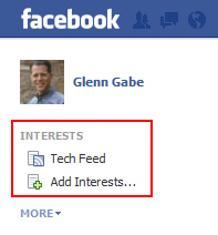 Interest Lists in Facebook