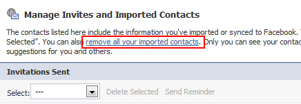 How to Remove Imported Contacts From Facebook