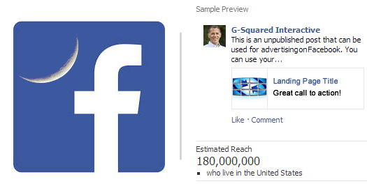 How to use unpublished posts as Facebook Ads