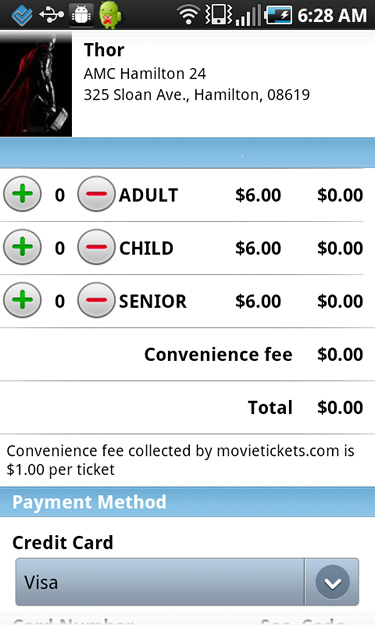 Buying Movie Tickets in Flixster