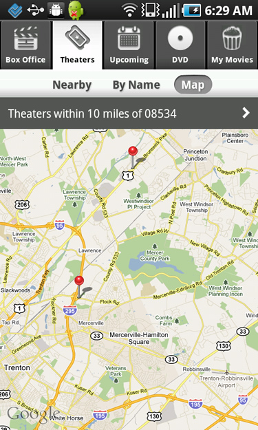 Mapping Your Theatre in Flixster