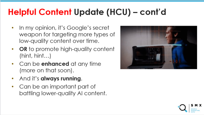 The adjuvant  contented  update is Google's concealed  limb   successful  warring  assorted  forms of low-quality content.