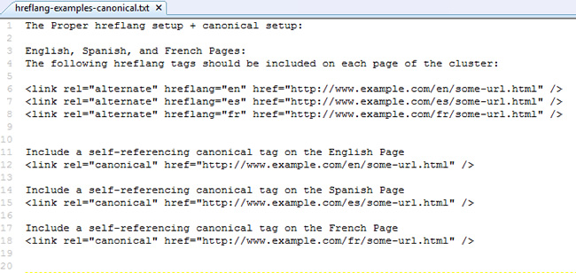 Proper hreflang and rel canonical setup.