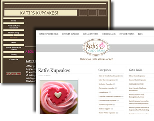 Kati's Kupcakes New CMS and Website Design