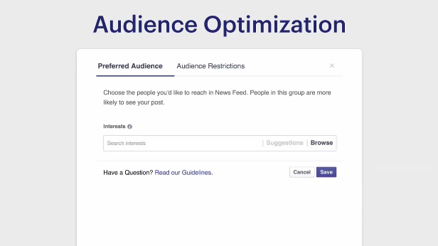 Facebook's Audience Optimization Tool