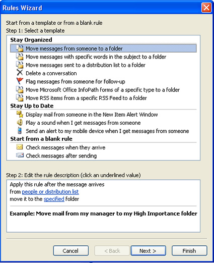 Microsoft Outlook Rule, check messages after sending.