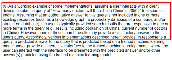 An illustration  of utilizing a instrumentality   learning exemplary  to make  a prediction