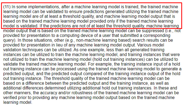 Validating a effect   from a instrumentality   learning exemplary  trying to make  a prediction