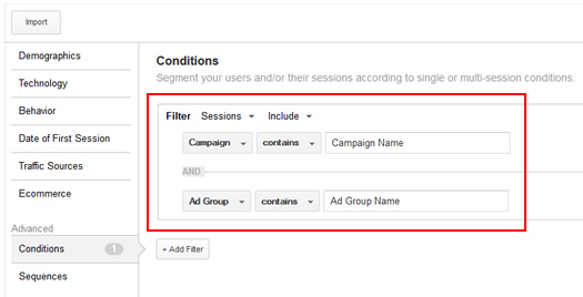 Creating Remarketing Lists Based on Previous Campaigns