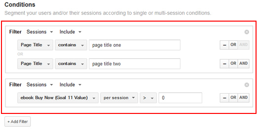 Creating Remarketing Lists Based on Page Titles and Conversion