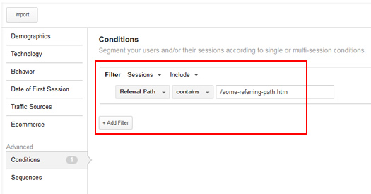 Using Referring Path to Create Remarketing Lists