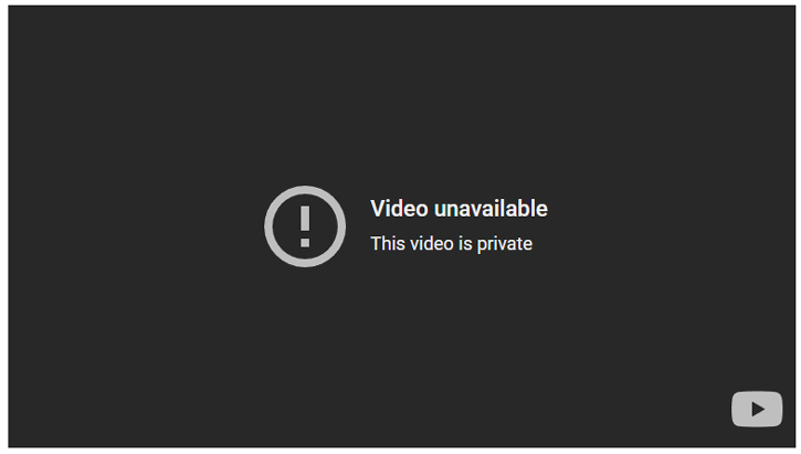 Video unavailable error message from a YouTube embed.