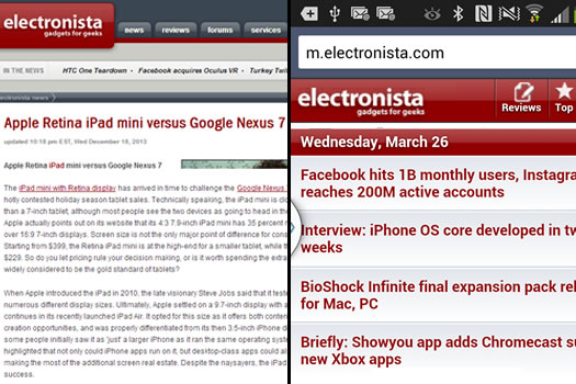 Smartphone Rankings Demotion in Google Search Results