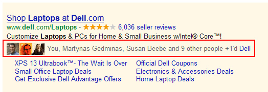 Social Extensions in Google AdWords