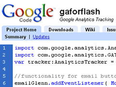 Flash Tutorial for Using the GAforFlash Component (AS3)