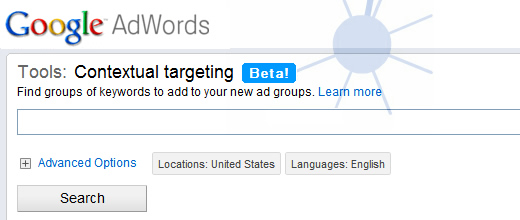 Contextual Targeting Tools in Google AdWords